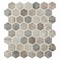 Msi Stonella Hexagon 11.02 In. X 12.76 In. X 6Mm Glass Mesh-Mounted Mosaic Tile, 15PK ZOR-MD-0274 - alternate 3